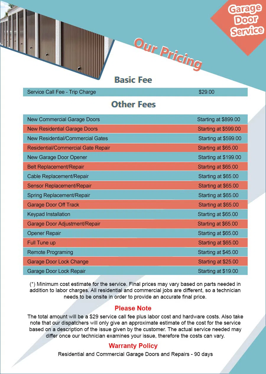 Golden Garage Door Service St Cloud, FL 407-624-5938